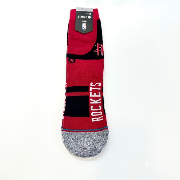 Stance Rockets Athletic Socks - Red, Black, and Gray - Picture 1 of 2